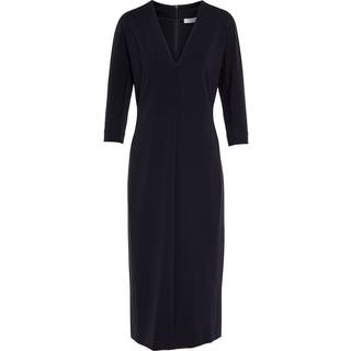 Max Mara Palo V-neck midi dress - blue - XS