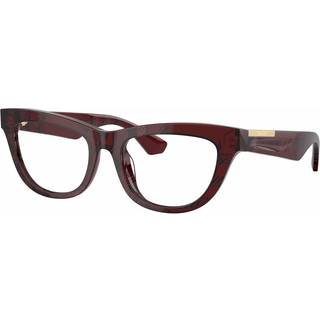 Burberry Kvinde BE2406U 4115 Optiske stel Acetat Rød Transparent Firkantet Normal