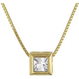trendor 51700-01 Gold-Anhänger 333 / 8K mit Zirkonia + goldplattierte Kette
