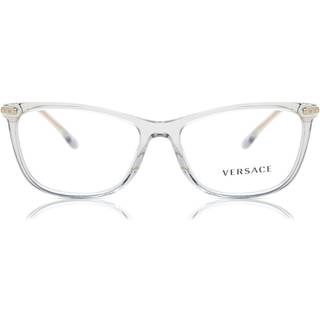 Versace VE3274B Asian Fit 5305 52 Briller Kvinder Krystalklar - Transparent Grey - 52mm
