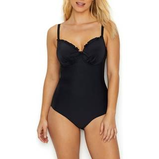 Pour Moi Pour Moi Black Splash Padded Underwired Control Swimsuit
