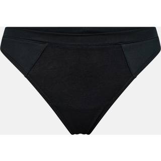 Sorte Bambus g-streng trusser med feminine detaljer