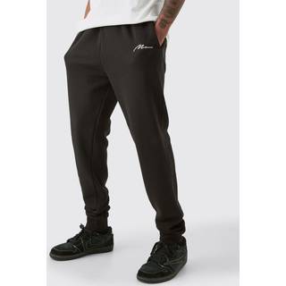Mens Tall Man Signature Slim Fit Joggers In Black