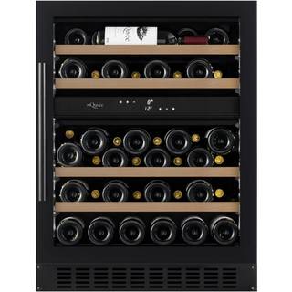 Vinkøleskab til indbygning 60 cm - mQuvée WineCave 700 60D Anthracite Black, sort, 2 temperaturzoner