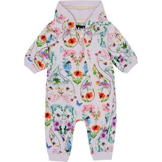 Molo Hill Softshell-overall Flower Hearts 98 cm Softshell Creme  98 cm  Unisex