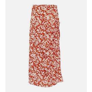 Polo Ralph Lauren Ruched crÃªpe maxi skirt - multicoloured - XL