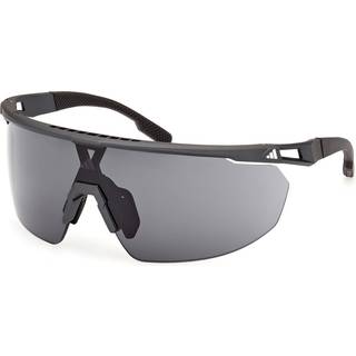 Adidas Sport Unisex SP0095 02A Solbriller Injiceret Sort Røg Maske Normal