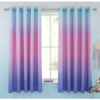 Catherine Lansfield Catherine Lansfield Multi Ombre Rainbow Eyelet Curtains