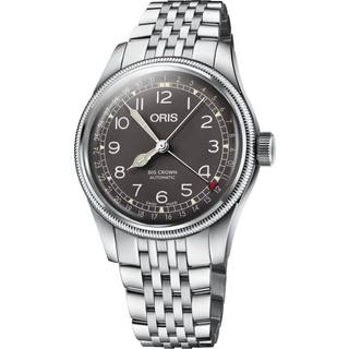 ORIS Big Crown Pointer Day armbåndsur, sort skive med lænke - 40mm