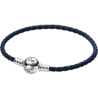 Pandora 592790C01 Damen-Armband Leder Dunkelblau