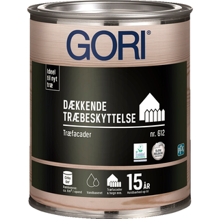 GORI 612 dækkende træbeskyttelse kulsort 0,75 liter