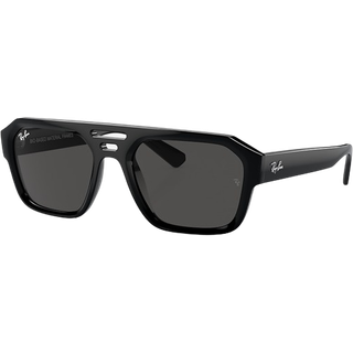 Ray - Ban Unisex RB4397 CORRIGAN 667787 Solbriller Acetat Sort Grå Geometrisk Normal