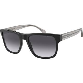 Emporio Armani Mand EA4163 58758G Solbriller Acetat Sort Grå Pillow Normal Skygge