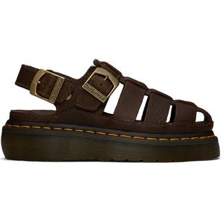 Dr. Martens Dr. Martens Brown Wrenlie Grizzly Fisherman Leather Sandals