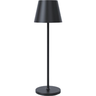 Batteri bordlampe sort m. led lys, trådløs - dæmpbar