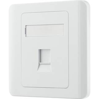 Deltaco Vr-226 Keystone Wall Outlet 1-port White