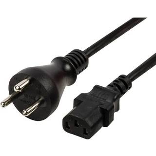 Standard 230V netkabel med dansk jord - 3 m