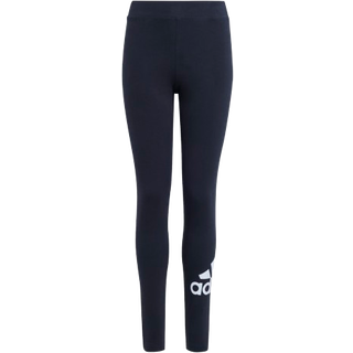 Essentials 3-Stripes Cotton tights - Black / White - 152