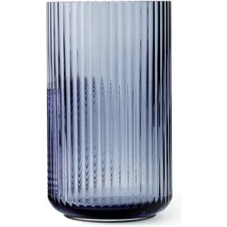 Lyngbyvasen 38 cm., glas - midnight blue