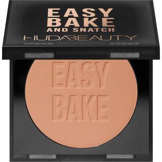Huda Beauty - Easy Bake And Snatch - Pressed Brightening And Setting Powder - Easy Bake Pressed Powder Light Peach - For Women - Beige