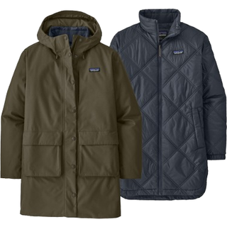 Patagonia Women's Pine Bank 3-In-1 Parka Basin Green, S