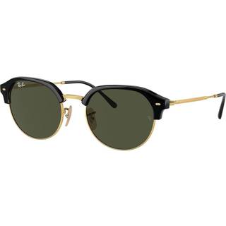 Ray - Ban Unisex RB4429 601/31 Solbriller Injiceret Sort Grøn Geometrisk Normal