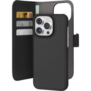 iPhone 15 Pro Puro Wallet Detachable 2-In-1 Flip Cover - Sort
