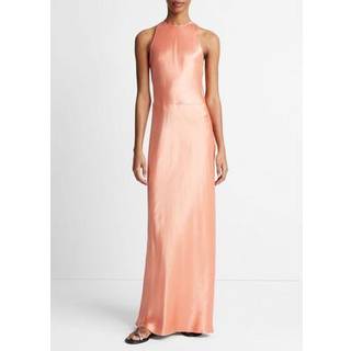 Vince Satin maxi dress - pink - S