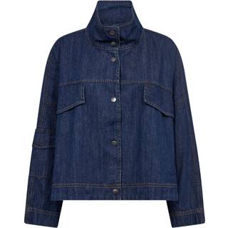 Co Couture DelinaCC Denim Box Jacket Dark Denim 30170