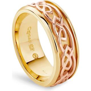 Royal Clogau® 9ct Solid Gold Annwyl Wide Channel Ring