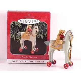 Hallmark keepsake ornament en pony til jul 1. 1998