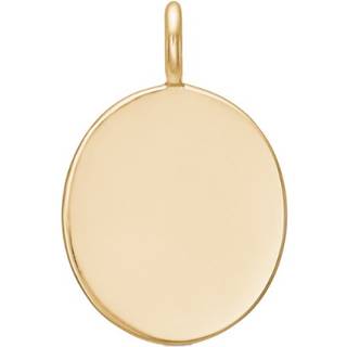 Julie Sandlau Classic Signet Vedhæng 14 kt. Guld YG14-PD335 - Dame - Gold