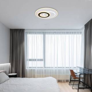 Globo Smart loftslampe LED-Deckenleuchte Jacques, dæmpbar, Hvid/opal, Stue/spisestue, Plast, Moderne
