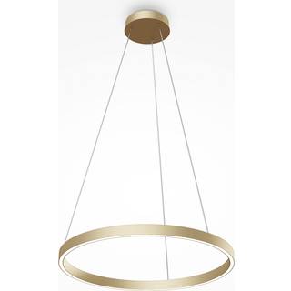 Maytoni LED hængelampe Rim 1 lyskilde messingfarvet Ø60cm 4000K
