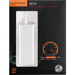 Cepter Connect UE10 USB til GB ethernet-adapter ➞ På lager - klar til levering og afhentning