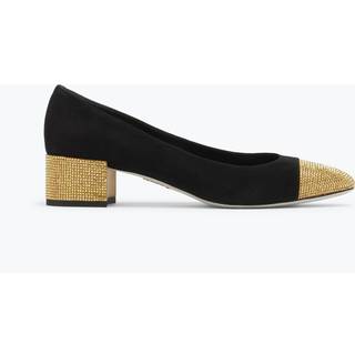 Rene Caovilla Bonnie embellished suede pumps - black - EU 37