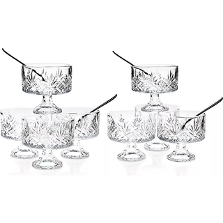 Godinger Glass Dublin Tasters Trifle Custom Clear 16 Pc Set