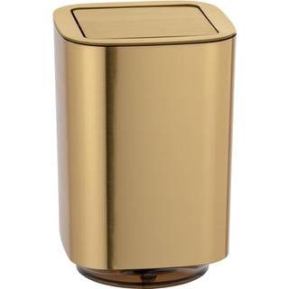 Wenko affaldsspand 17,2 x 17,2 x 25,5 cm, guld 24163100