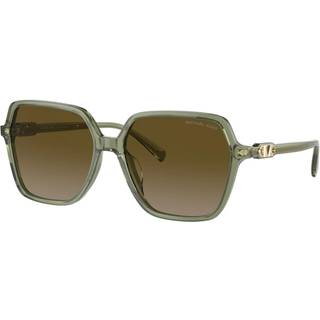 Michael Kors Kvinde MK2196U JASPER 394413 Solbriller Acetat Grøn Grøn Firkantet Normal Skygge