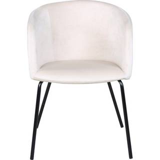Berit spisestuestol velour beige.