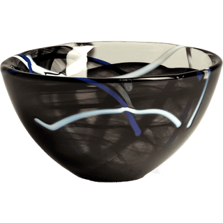 Kosta Boda Contrast Bowl Small Black One Size