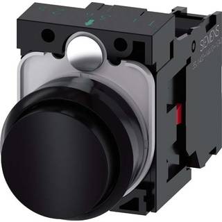 Siemens Trykknap, sort