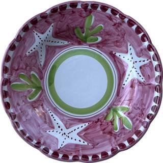 Piccola Home Amalfi Dyb Tallerken 23 Cm - Dybe tallerkner Keramik Rosa - PT23TV-A-RO-SM