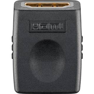HDMI forlænger-adapter (HDMI A hun hun) | Sort | PRIS-MATCH