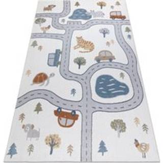 Tæppe BONO 8283 Gade, dyr creme / lysegrå 80x150 cm