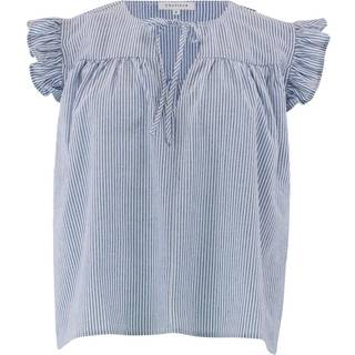 Continue CPH Lilly Bluse Stribet Blå-L