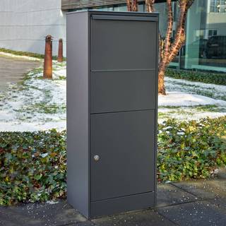 Allux 800 Sort large - ekstra stor pakkepostkasse