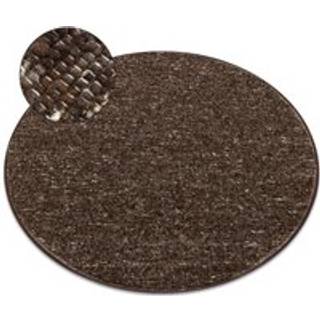 NEPAL 2100 cirkel tabac brun tæppe - uldent, dobbeltsidet, naturligt cirkel 100 cm