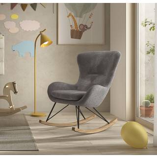 Gyngestol bouclé – Rocky, antracit