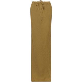 Noella Samira Linen Skirt Khaki